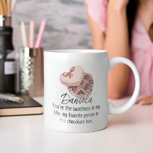Você É a Doçura na Minha Vida Caneca de Café Prese