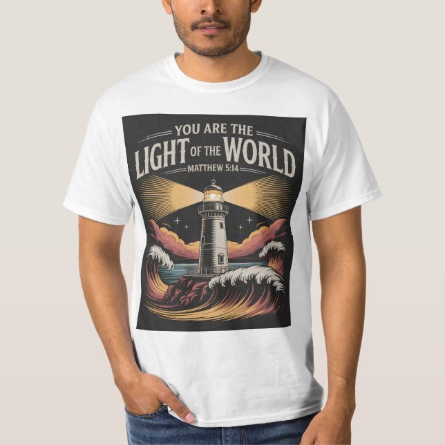 Você É A Luz Da Camisa Do Mundo (Frente)