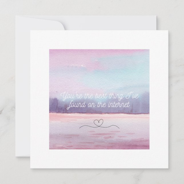 Você é a melhor coisa que encontrei na internet (Frente)