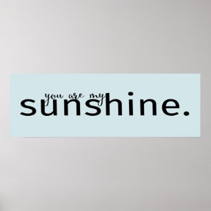 Você É A Minha Poster De Palavra De Arte