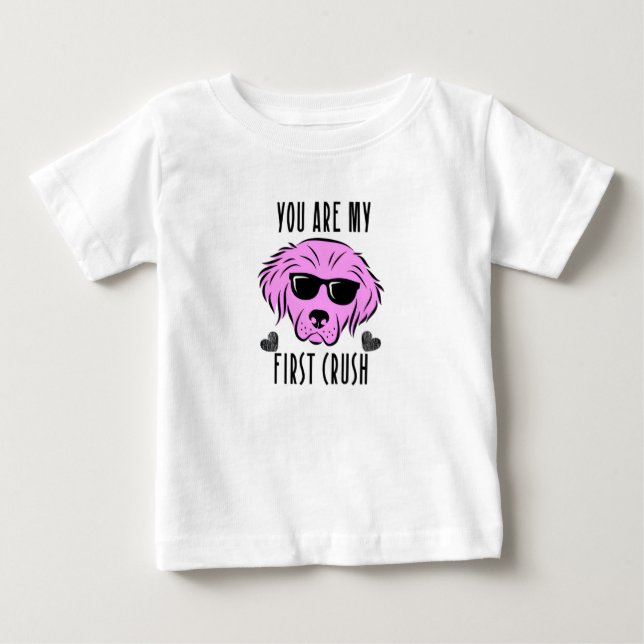 Você É A Minha Primeira Esmagadora Camisa De Bebê (Frente)