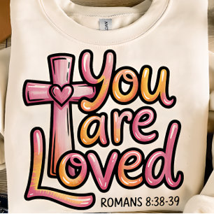 Você É Amada Camiseta Feminina Cristã