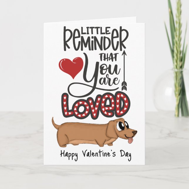 Você é amado...Um Dia dos Namorados do cartão do c (Frente)