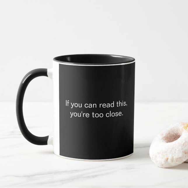 Você é caneca combinado demasiado próxima (Com Donut)