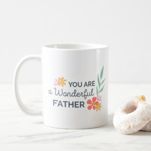 Você é caneca de café maravilhosa do dia dos pa