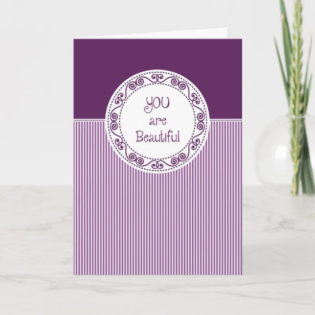 Você é cartão bonito/incentivo (Frente)