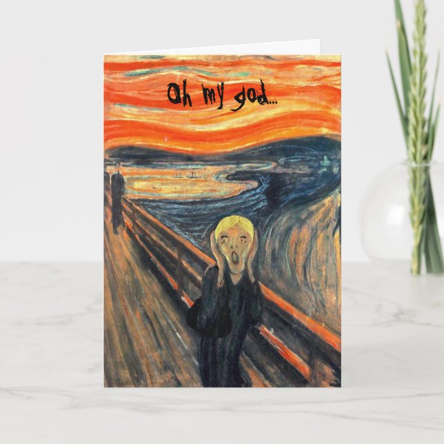 "Você é como idoso?" Cartão (louro) (Frente)