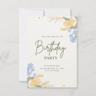 "Você é convidado para uma Festa de aniversário!"