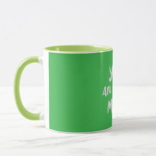 Você É Especial Caneca de Tipografia Verde com Cor