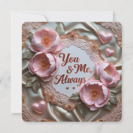 Você e eu, sempre cartões de namorados