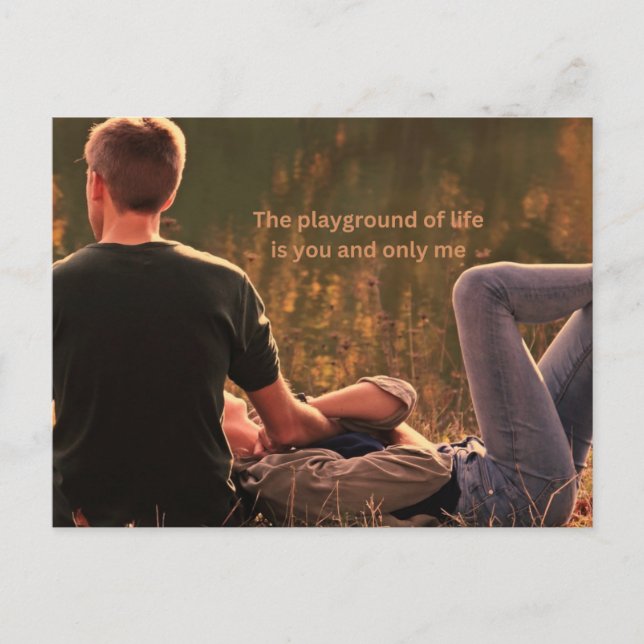 Você e eu só o cartão postal (Frente)