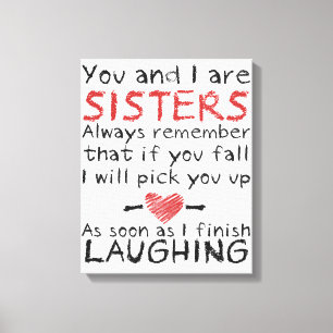 Você e eu somos Canvas das Irmãs