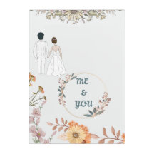 VOCÊ E EU WEDDING Arte de Parede Acrílica