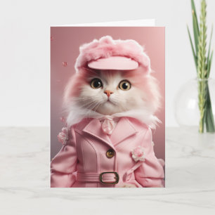 Você é Fabuloso! Cartão de Boas Festas para Gato