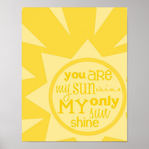 "você é impressão do poster da minha luz do sol