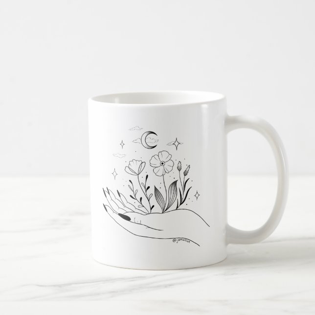 "Você é mágica", caneca de café inspiradora (Direita)