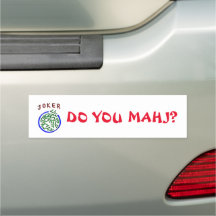VOCÊ É MAHJ MAGNÉTICO BUMPER STICKER?