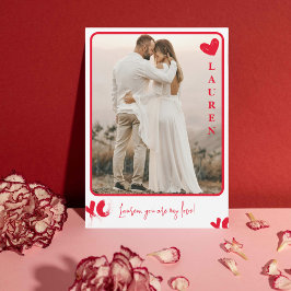 Você É Meu Cartão De Dia de os namorados Fotográfi