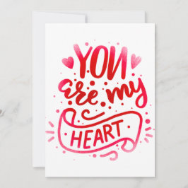 "Você é meu coração: um cartão de amor"