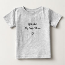 Você É Meu Lugar Seguro Camiseta Infantil