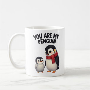 Você É Meu Pinguim Caneca de Café de Amor Fofo