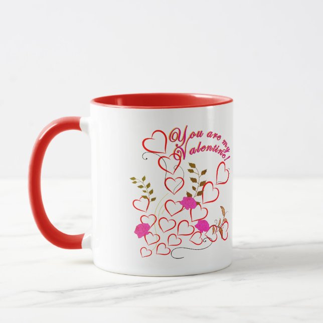 Você é meu presente de Dia dos Namorados Caneca (Esquerda)