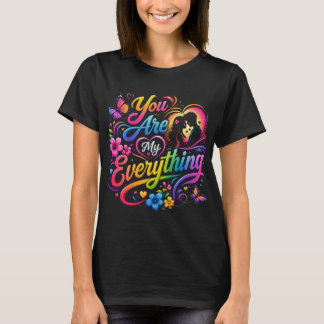 Você É Meu Tudo Camiseta Colorida de Amor