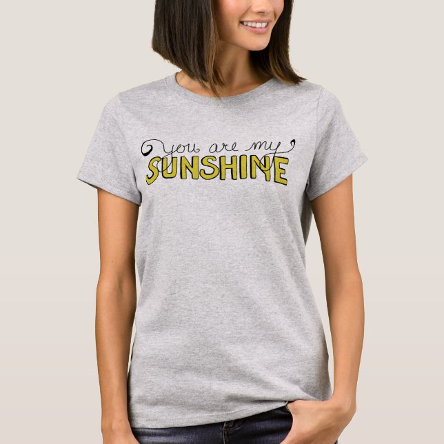 Você é minha camisa da luz do sol (Frente)