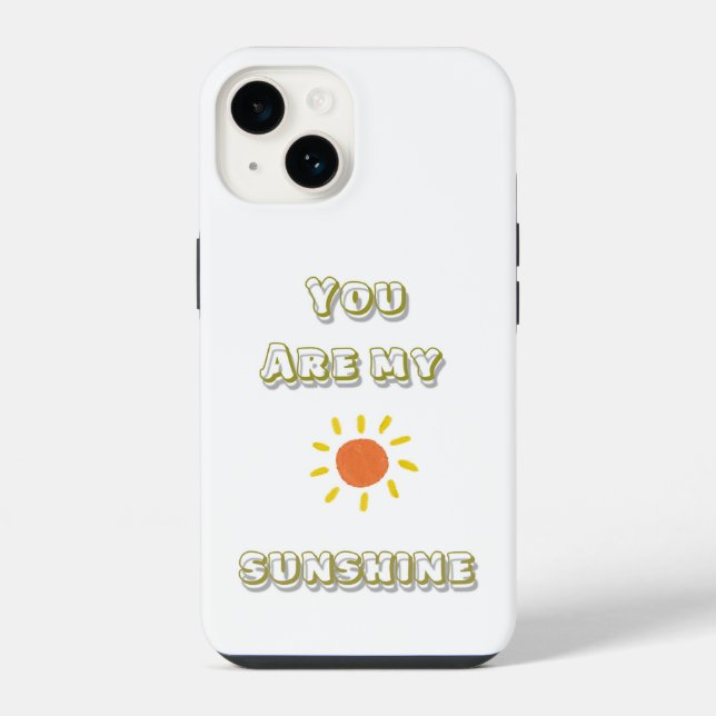 Você É Minha Capa de Telefone Sunshine (Verso)