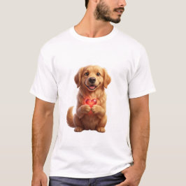 Você É Minha Humana Favorita Camiseta Golden Retri