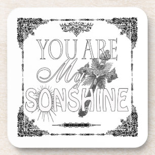 Você é minha porta copos da cortiça de Sonshine
