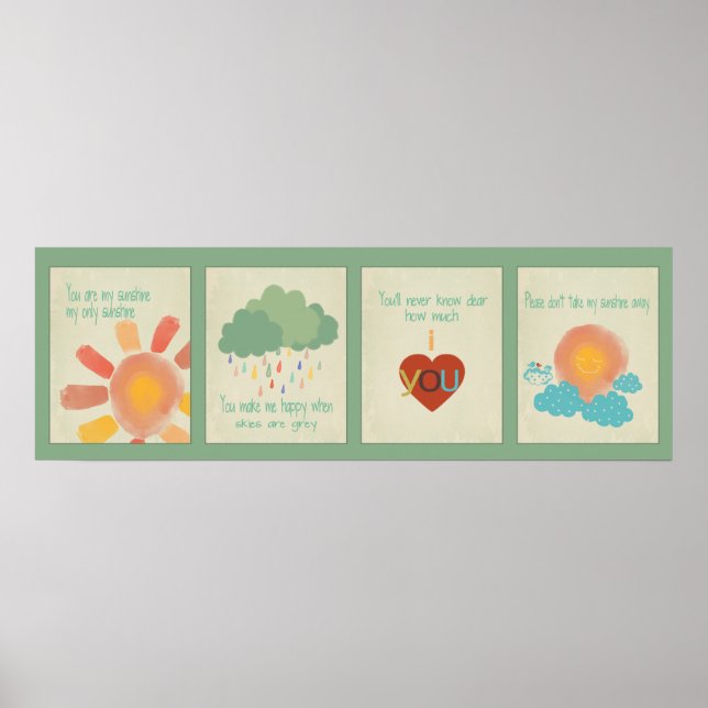 Você É Minha Poster De Sol (Frente)