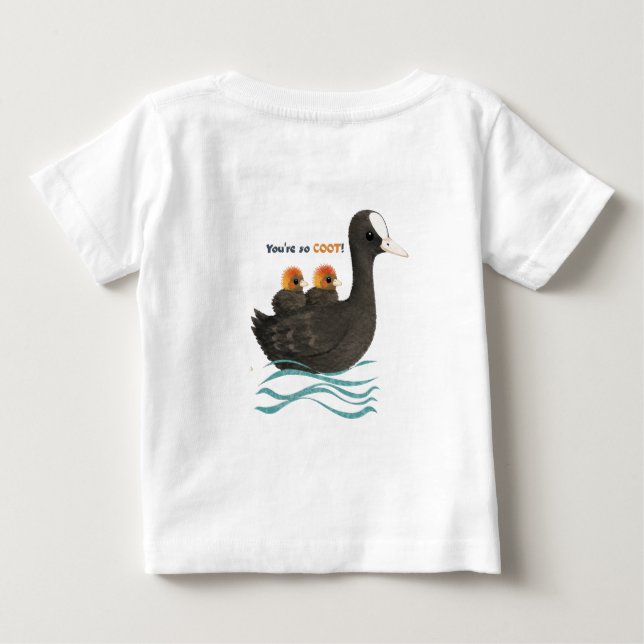 Você É Muito FRANGO D'ÁGUA! Camiseta de Bebê (Verso)