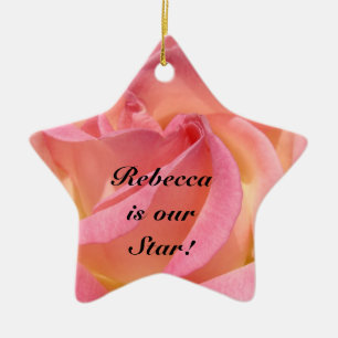 Você é nossa Estrela! enfeites Rosa Rosa Outono Co