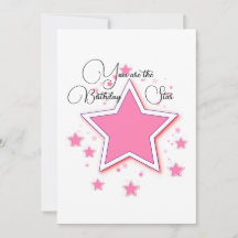 Você É O Cartão De Aniversário Da Estrela De Anive