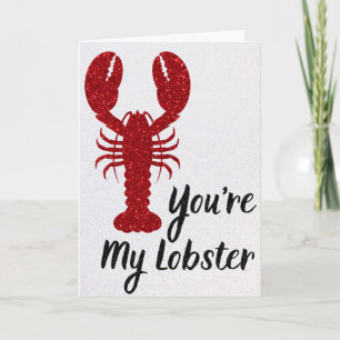 Você é o meu cartão de Namorados Lobster