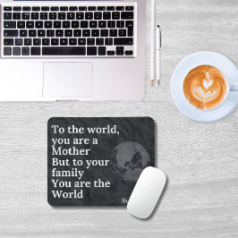 Você é o nosso Mundo Mãe Mousepad