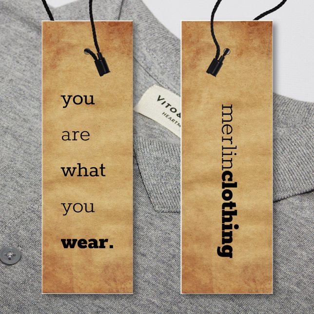 Você é o que Veste - Etiqueta de travamento do log (Criador carregado)