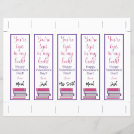 Você é o Tops no meu Livro! Bookmarks do dia de os