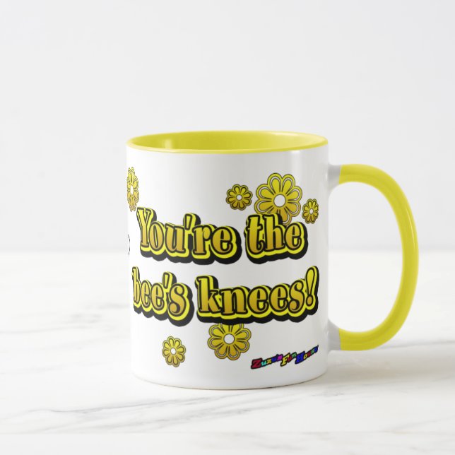 Você é os joelhos da abelha! - caneca (Direita)