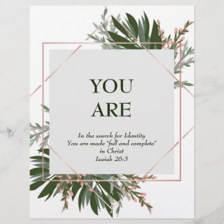 Você É (Poema) Papel Satin