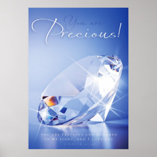 VOCÊ É PRECIOSO - Posters Religiosos Cristãos