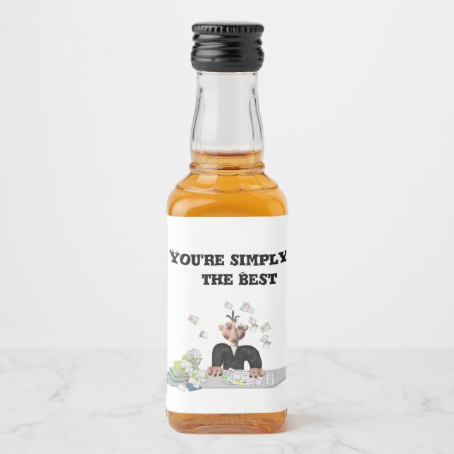 Você é simplesmente o melhor texto personalizado (Frente)