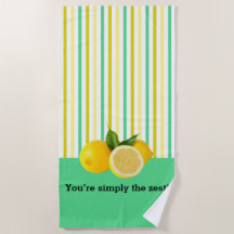 Você é simplesmente o Zest! Toalha de praia