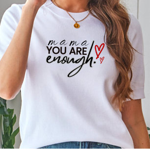 Você é Suficiente Mãe Camiseta Básica Feminina Scr