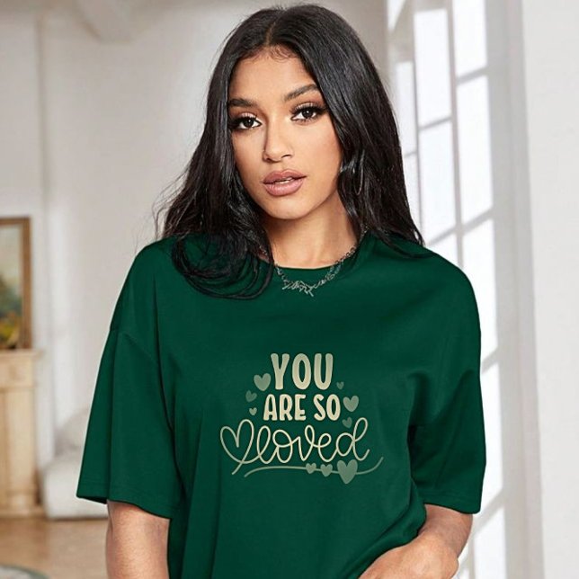Você é tão amado. design de camisa (Criador carregado)