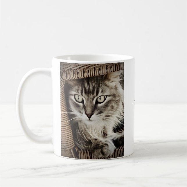 Você É Tão Bonito! Caneca de Café de Gato (Esquerda)