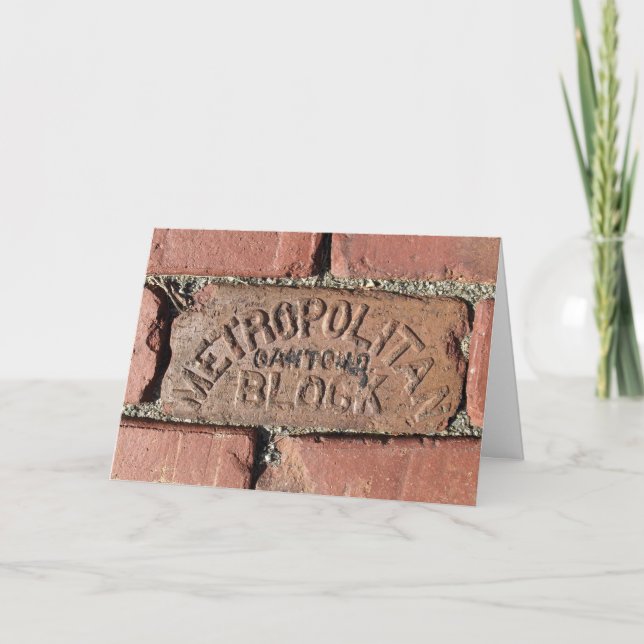 Você é um Brick - Cartões de agradecimentos (Frente)