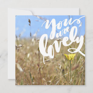 Você É Um Cartão Adorável