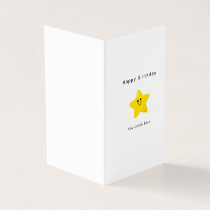 Você é um cartão de aniversário estrela